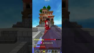 I Comboed the 1 PVPer minecraft minemenclub minemanner hypixel bedwars hitsync shorts [upl. by Franza348]