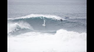 Nazaré surfing january 2024 86 [upl. by Rodavlas]