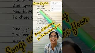 learn English through beautiful song  very good to learn English learnenglishthroughstory shorts [upl. by Allebara111]