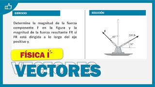 ️⃣ Ejercicios Resueltos de Vectores en 2D Paso a Paso  Nivel Universitario  Problema 02 [upl. by Arihsa]