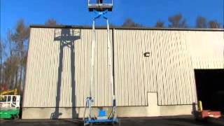 Sold Genie DPL30S AC Two Man Work Platform Scissor Lift 30 bidadoocom [upl. by Nywde]