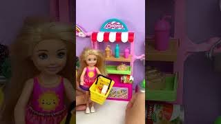 Barbie Rutina de Comprá con los Bebés y Chelsea mattelbarbie cutetoys barbieunboxing satisfying [upl. by Aelc328]