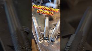 Gwintowanie otworu majsterkowanie diy tipsandtricks hobby narzedzia ciekawostki metal [upl. by Siloam272]