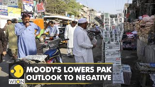 Moodys lowers Pakistan outlook to negative over IMF delay  World Business Watch  English News [upl. by Cataldo894]