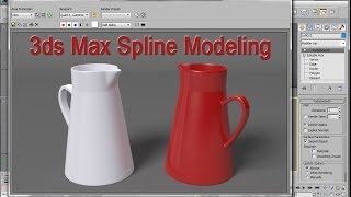 3ds Max Spline Modeling a Jug [upl. by Ajroj]