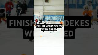 FINISH YOUR DEKES WITH SPEED hockeycoaching hockeydevelopment [upl. by Robers]