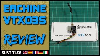 EACHINE VTX03S  VTX REVIEW [upl. by Atined]