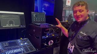 GeNetix Debut in the ChamSys Control Rack at LDI 2023 [upl. by Aynnek]