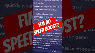 FIM do SPEED BOOST no EA FC 25 fc25 fifa fc25ultimateteam [upl. by Enella]