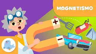 MAGNETISMO para niños 🔧🧲 ¿Qué son los imanes 🧭 Ciencias para niños [upl. by Alburga843]