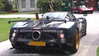 Pagani Zonda Tricolore Ride  PURE Exhaust Note [upl. by Wolfort673]