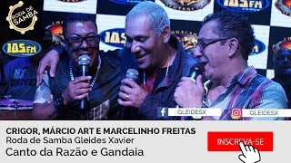 Canto da Razão e Gandaia  Roda de Samba Crigor Márcio Art e Marcelinho Freitas Ao ViVo 105fm [upl. by Joashus]