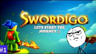 Playing swordigo first time⚔️●◡●  Swordigo mobile [upl. by Lamej]