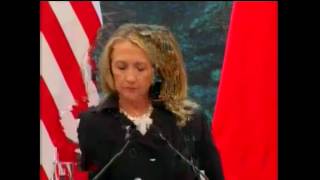 Secretary Clinton Answers Questions With Chinese Foreign Minister Yang [upl. by Seyah]