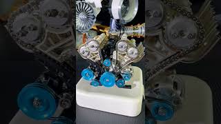 Teching V8 ENGINE Model enginediyshop v8 8cylinder TECHING enginemodel engineer fyp [upl. by Meredith]