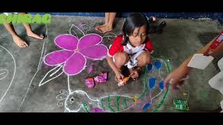 Rangoli Competition 2024 ChiragNurserySchoolMuri [upl. by Anos]