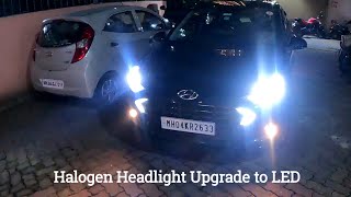 Headlight upgrade to LED in Grand i10 Nios [upl. by Nassi425]