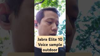 Jabra Elite 10  Testing Active Noise Cancelling ANC Outdoor [upl. by Ysac]