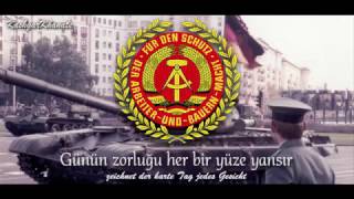 Doğu Almanya Ordu Marşı  East German Military Song  quotUnsere Panzerdivisionquot Türkçe Altyazılı [upl. by Hamforrd]