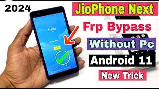 Jio Phone Next Frp Bypass  Jio Phone Frp Bypass Without Pc  Google Account Unlock 2024 frpbypass [upl. by Eeldarb]