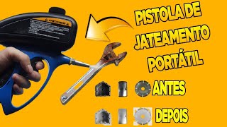 PISTOLA DE JATEAMENTO DE AREIA PORTÁTIL [upl. by Enidan863]