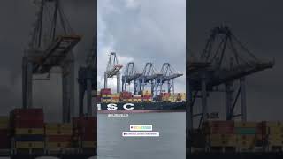 shortvideo International Container Transhipment Terminal Kochi containership [upl. by Feingold]