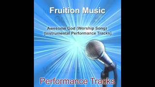 Awesome God Medium Key Worship Song Instrumental Track SAMPLE [upl. by Olathe]