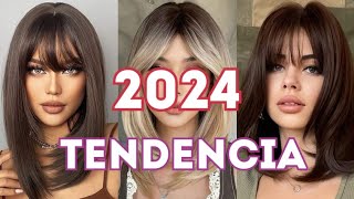 TENDENCIAS del CABELLO 2024 ✂️👌 CORTES y ESTILOS DE MUJERES [upl. by Alamat]