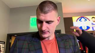 Jokic has another off night Address media Pat on back from AG 114106 loss to Rockets [upl. by Akemrehs]