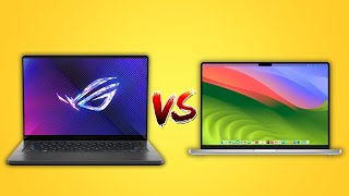 Testing out Windows vs MacBook gaming  ROG G14 vs M3 Pro [upl. by Niamrahc864]