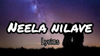 Neela Nilave Song Lyrics  RDX  Shane Nigam  Mahima Nambiyar  Sam C S [upl. by Zach935]