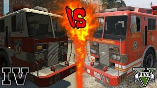 LSFD VS FDLC GTA V vs GTA IV [upl. by Aillicec]