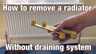 HOW TO SWAP RADIATOR VALVE  No Draining Down [upl. by Philippine]