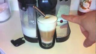 Nespresso DeLonghi Latissima EN 680 First Look and review with Latte Macchiato  english [upl. by Lyrej]