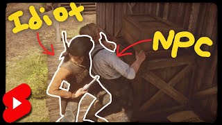 When an NPC Calls You an IDIOT in Red Dead Redemption 2 [upl. by Lovich]