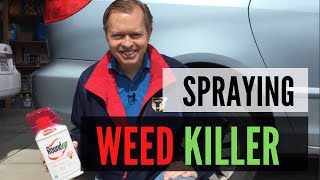 How to Spray Liquid Weed Killer from a Pressurized Tank  How To Kill Weed With DIY Sprayer [upl. by Nnyllatsyrc]