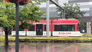 20240818富山地鉄T100形102富山駅 [upl. by Rosalia431]