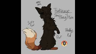 Tsukikage furryspeedpaint drawing ocspeedpaint digitalspeedpainting art speedpaintdigital [upl. by Enialedam]