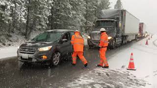 Caltrans District 2 Winter Weather Driving Tips Video 2021 [upl. by Epilef]