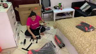 Vlog 4  Unboxing and Assembling Gaming  Office Chair [upl. by Ijic]