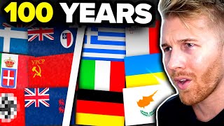 Every SINGLE Flag Change in the Last 100 Years EXPLAINED Europe [upl. by Ytsanyd399]