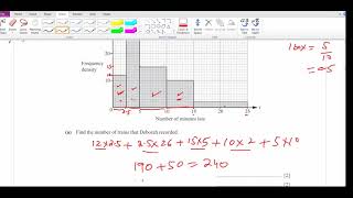 Histogram and frequency density IGCSE 0580 Math [upl. by Aggi]