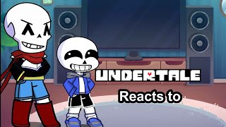 Undertale reacts to  Megalovania 8th Anniversary lyrics cover a little bit high quality [upl. by Teiluj]