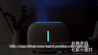 Mini Portable Usb Air Humidifier Electric Flame Aroma Diffuser Mist Oil Aromatherapy For Car Home [upl. by Drusus]