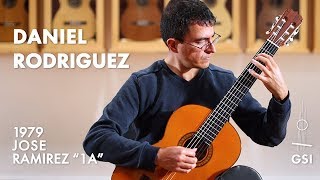 Andres Segovias quotEstudio Sin Luzquot performed by Daniel Rodriguez on a 1979 Jose Ramirez 1a [upl. by Nola]