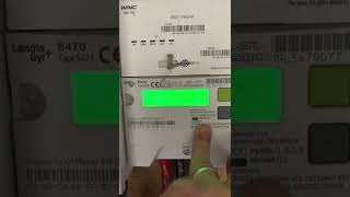 How to read an electricity meter Landis E470 type 5424 [upl. by Ailegnave789]