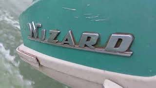 1958 Oliver built Wizard Powermatic 512hp Sold by Western Auto Stores aomci boating outboard [upl. by Nishom427]