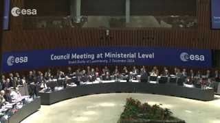 ESA Ministerial Council 2014 Opening [upl. by Agle]