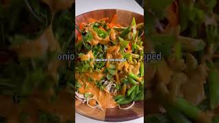 Peanut Soba Noodle Salad  Recipe in description food highproteinvegan shortsfood recipe food [upl. by Cyrilla]