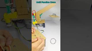 Multi Function Crane • Dc Motor  dcmotor tech youtubeshorts dcmotorproject [upl. by Albertson]